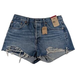 Levi's 501 Women's Size 32 High Rise Denim Jean Shorts Regular Fit 100% Cotton